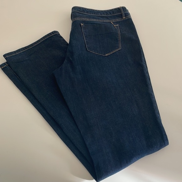 Mossimo Modern Bootcut Premium Denim Dark Wash Jeans- size 14 Long - Picture 2 of 8